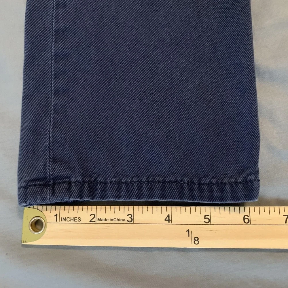 Levis‎ 502 Jeans Mens 28x32 Navy Blue Stretch Tapered Leg Denim Pants Casual